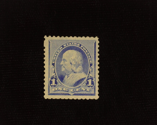 HS&C: US #219 Stamp Mint Choice large margin stamp. XF NH