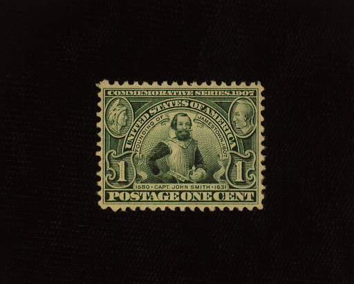 HS&C: US #328 Stamp Mint VF/XF LH