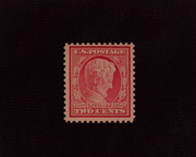 HS&C: US #369 Stamp Mint Blue paper. VF NH