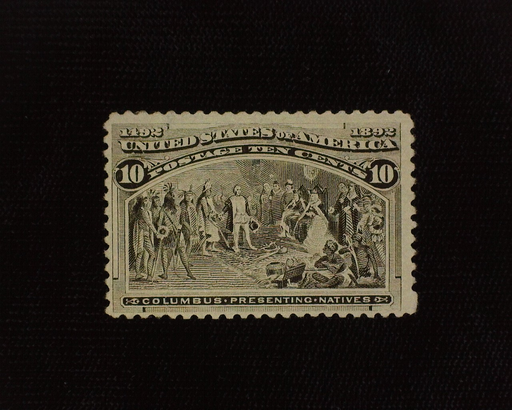 HS&C: US #237 Stamp Mint Deep color. F/VF H