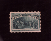 HS&C: US #238 Stamp Mint Deep dark shade. VF LH