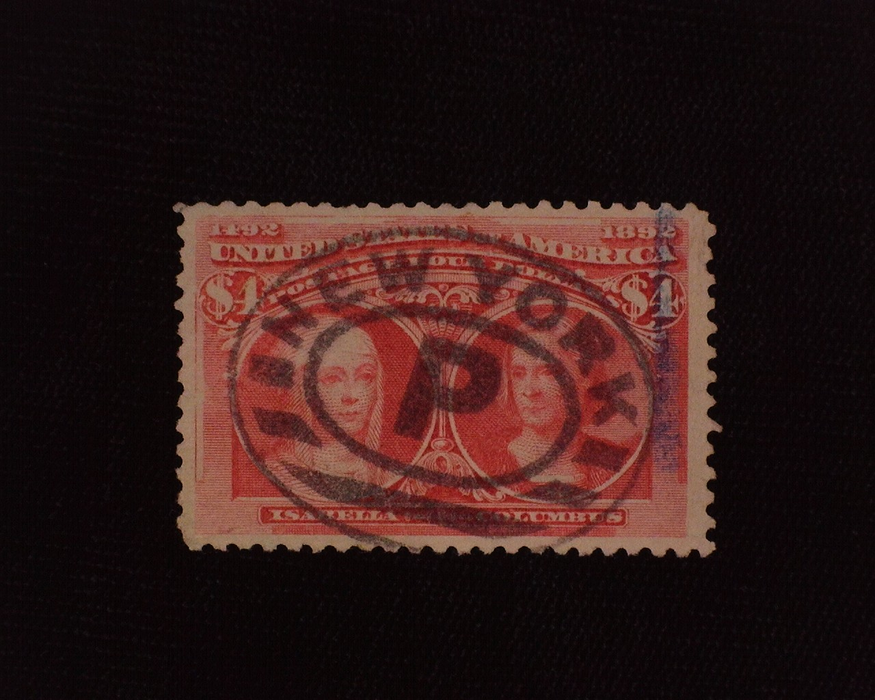 HS&C: US #244 Stamp Used Rich color. Used stamp. VFXF