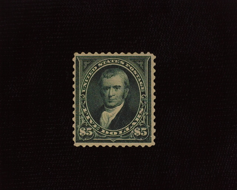 HS&C: US #263 Stamp Mint Regummed sound stamp with deep color. F