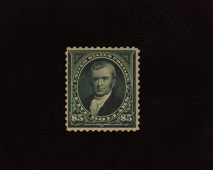 HS&C: US #263 Stamp Mint Regummed sound stamp with deep color. F