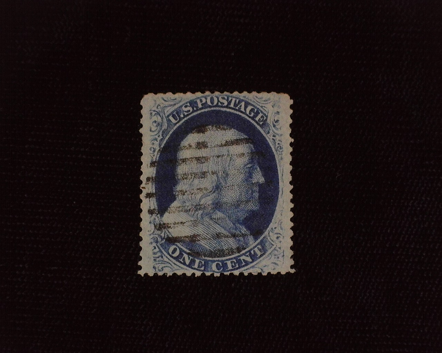 HS&C: US #24 Stamp Used Very choice. Used stamp with faint black grid cancel. VF/XF