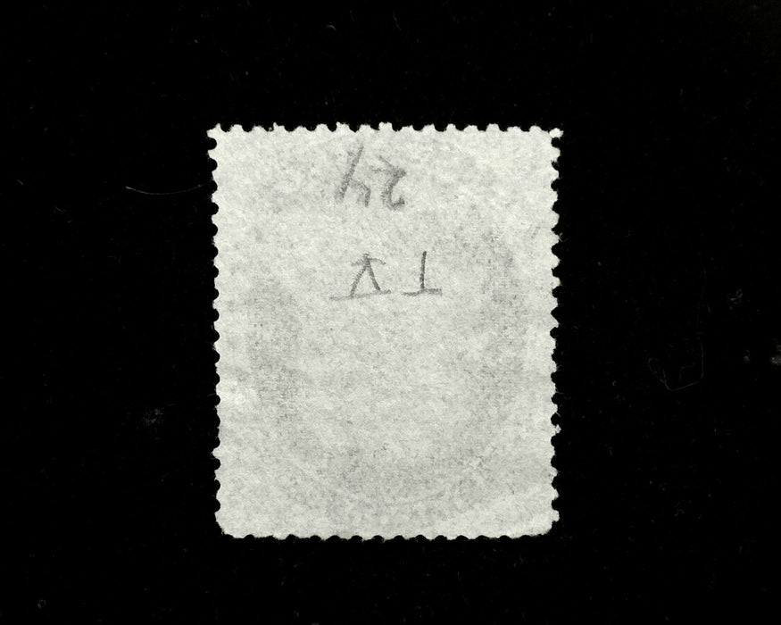 #24 Used Very choice. Used stamp with faint black grid cancel. Vf/Xf US Stamp