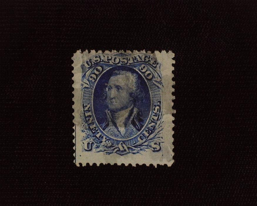 HS&C: US #72 Stamp Used Fresh. Light cancel stamp. F
