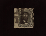 HS&C: US #77 Stamp Used Choice straddle margin stamp. Black Crossroads Cork cancel. VF/XF