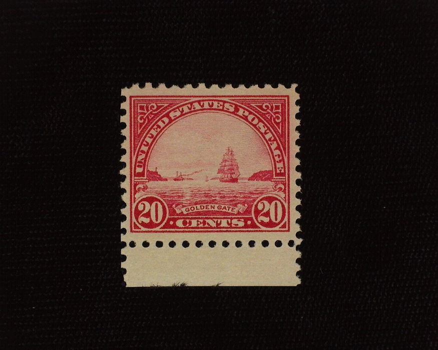 HS&C: US #567 Stamp Mint Fresh sheet margin stamp. VF NH