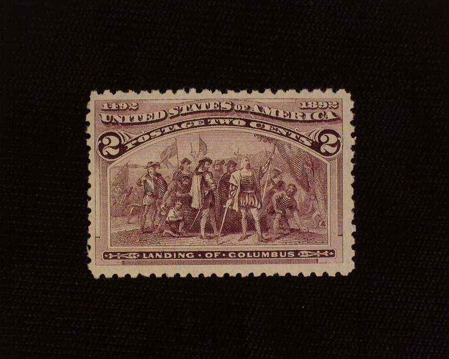 HS&C: US #231 Stamp Mint A beauty! VF/XF NH