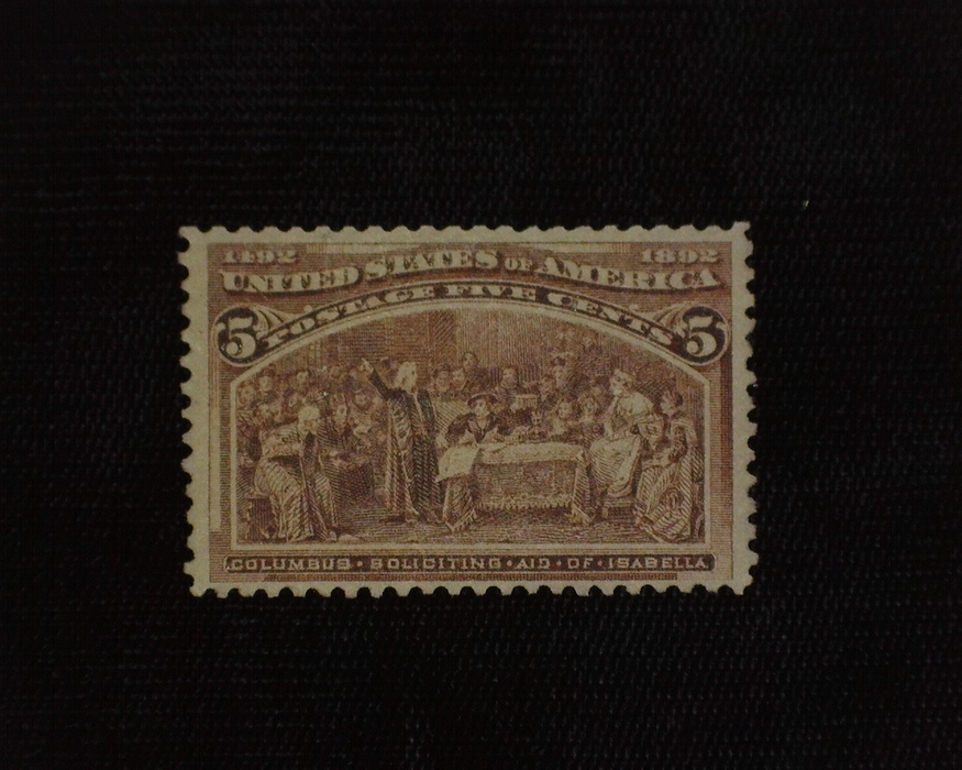 HS&C: US #234 Stamp Mint Fresh. F/VF LH
