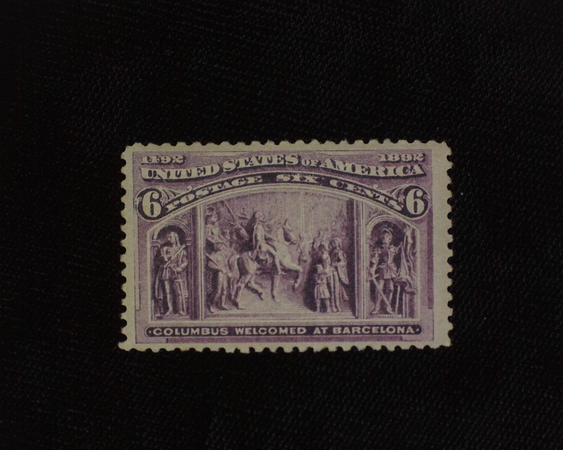 HS&C: US #235 Stamp Mint Deep color. VF/XF NH