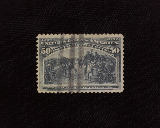 HS&C: US #240 Stamp Used Thin. VF/XF