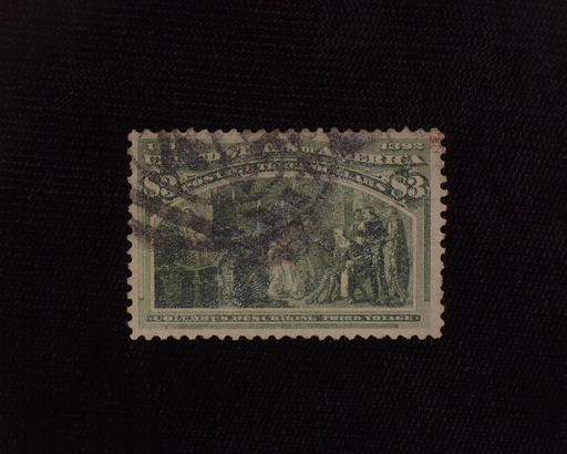 HS&C: US #243 Stamp Used Rich color and choice used stamp. VF/XF
