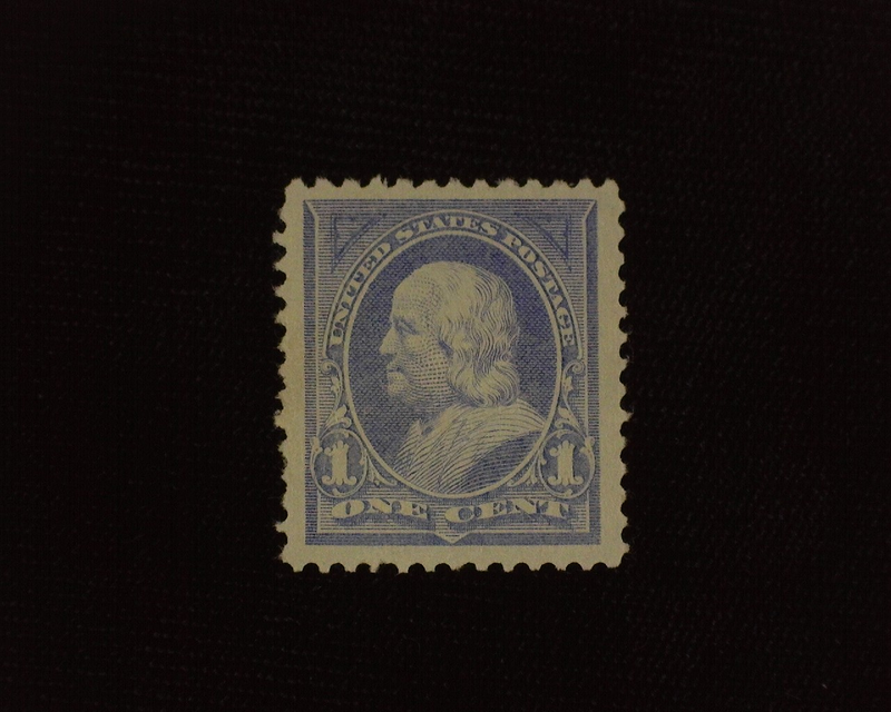 HS&C: US #246 Stamp Mint Choice large margin stamp. XF/S LH