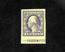 HS&C: US #345 Stamp Mint Fresh imprint margin single. XF NH