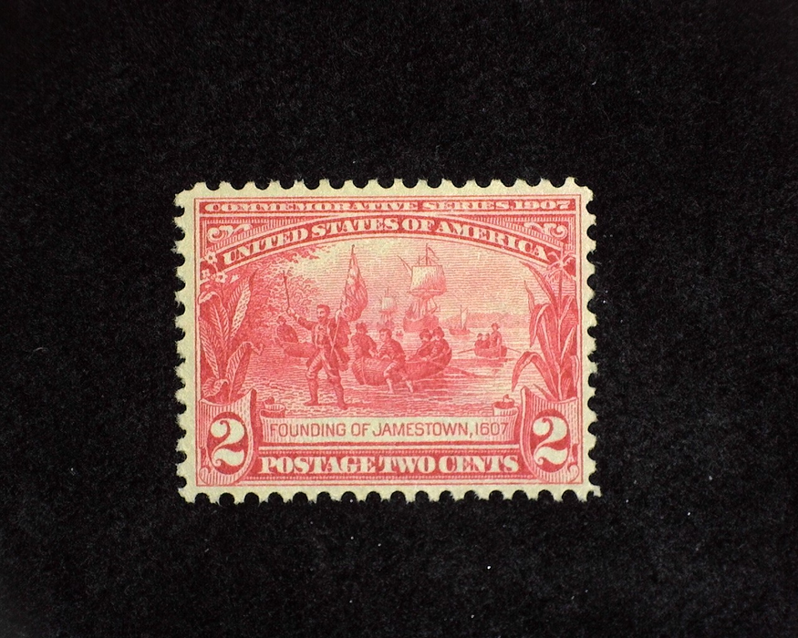 HS&C: US #329 Stamp Mint Fresh. F/VF NH