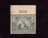 HS&C: US #328 Stamp Mint Fresh plate number single. VF NH