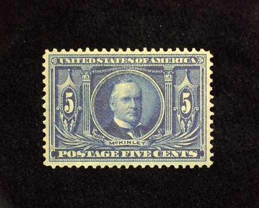 HS&C: US #326 Stamp Mint Rich color. XF LH