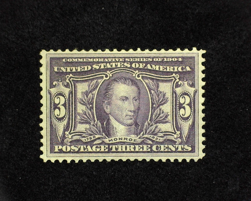 HS&C: US #325 Stamp Mint VF LH
