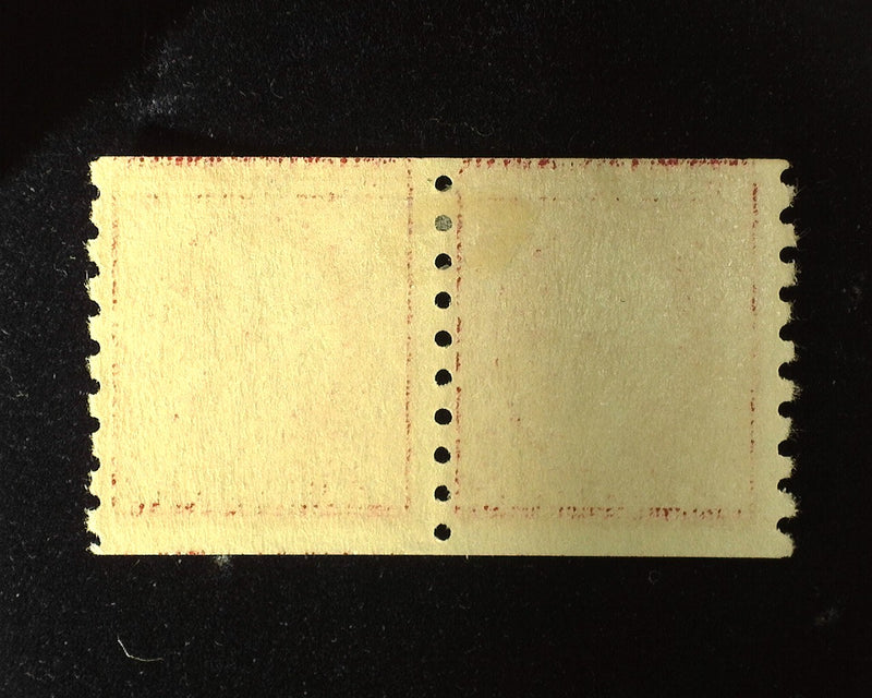 #391 2c Washington Choice horizontal pair. Mint VF LH - US Stamp