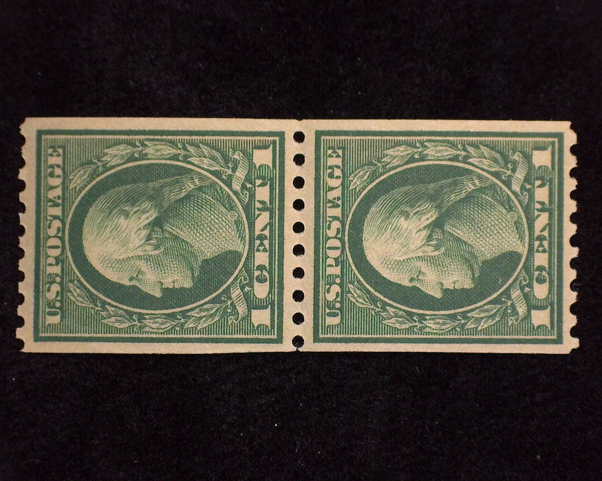 HS&C: US #441 Stamp Mint Choice vertical pair. XF NH