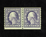 HS&C: US #445 Stamp Mint No gum. Horizontal pair. VF