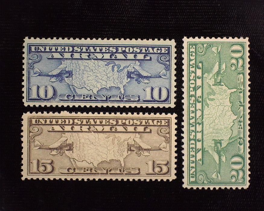 HS&C: US #C7 - 9 Stamp Mint Choice set. XF NH