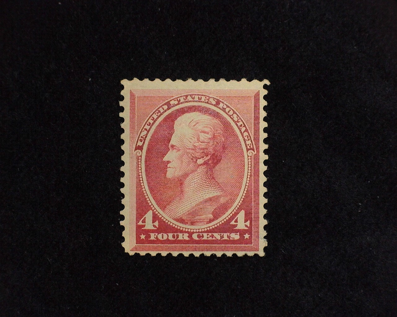 HS&C: US #215 Stamp Mint Rich color. F LH