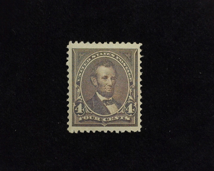 HS&C: US #254 Stamp Mint Choice large margin stamp with great color. VF/XF LH