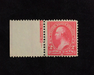 HS&C: US #250 Stamp Mint Fresh imprint margin stamp. VF NH