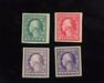 HS&C: US #481 - 484 Stamp Mint XF NH