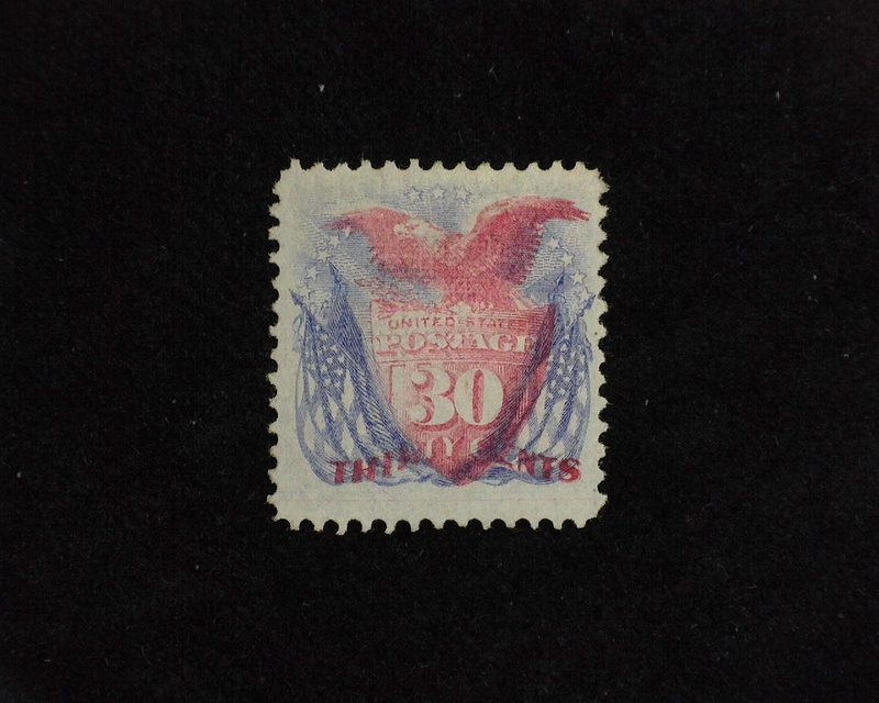 HS&C: US #121 Stamp Mint 4-15 P.S.E. certificate stating disturbed o.g. which is relatively light. Good color. F/VF H