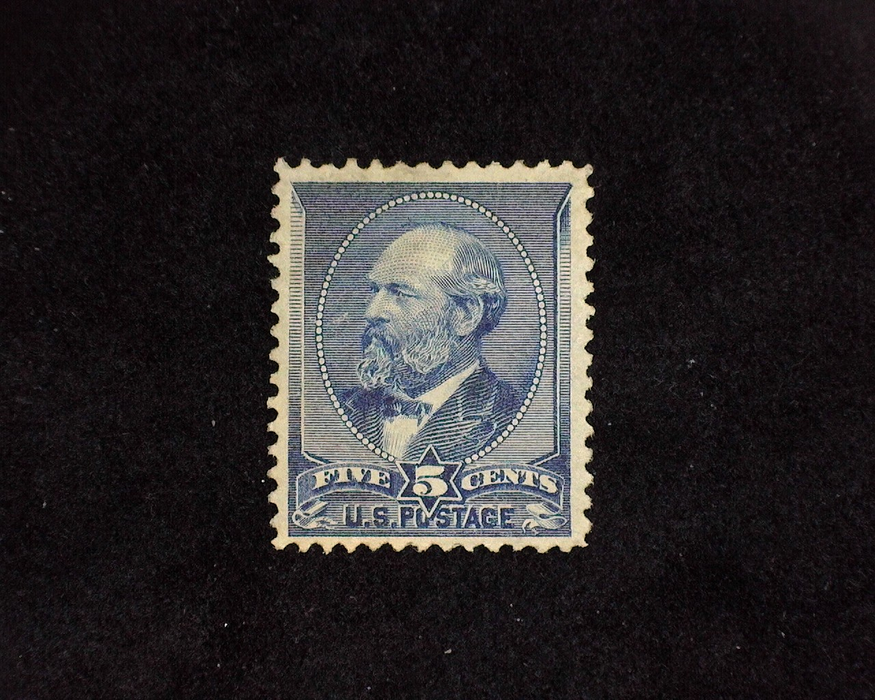 HS&C: US #216 Stamp Mint Regummed. Rich color. VF