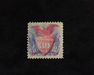 HS&C: US #121 Stamp Mint Fresh stamp with disturbed o.g. F H