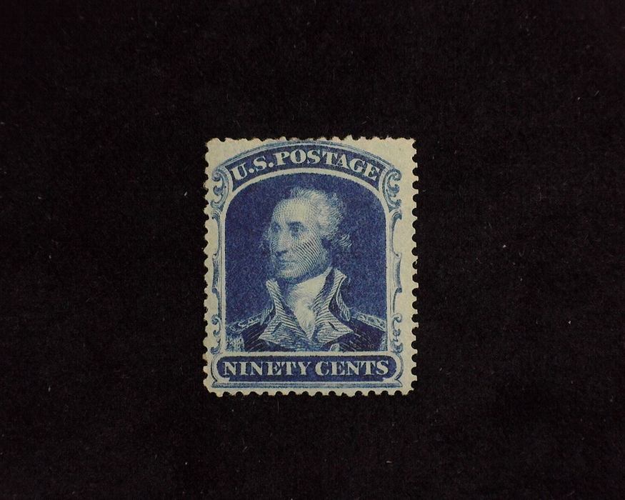 HS&C: US #39 Stamp Mint 4-15 P.S.E. certificate stating regummed and reperforated at right. Great color and appearance. F/VF