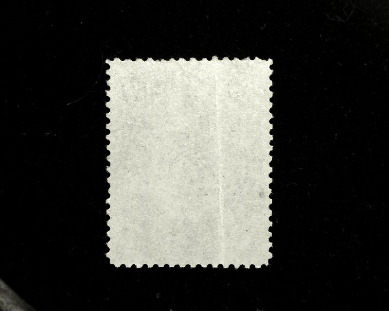 #32 10c Green 4-15 PSE certificate stating unused o.g. never hinged with pulled perf and a vertical crease. Unpriced in Scott as NH. Mint VF NH - US Stamp