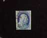 HS&C: US #7 Stamp Used Fresh rich color stamp. Faint cancel. F/VF