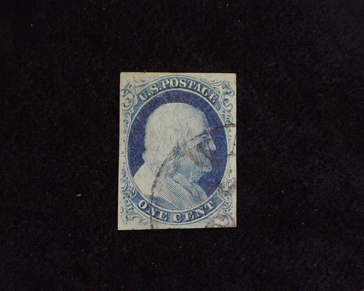 HS&C: US #9 Stamp Used Fresh four margin stamp with good color. VF/XF