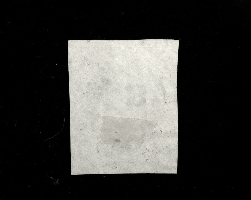 #10 Used Fresh four margin stamp with faint crease. VF US Stamp