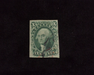 HS&C: US #14 Stamp Used Four margin stamp with Face Free cancel. VF
