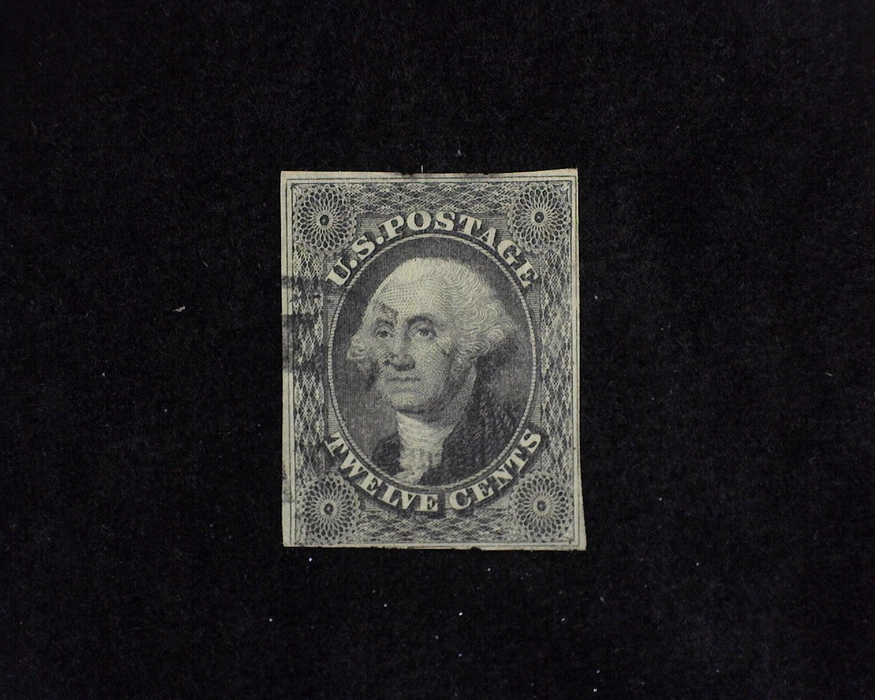 HS&C: US #17 Stamp Used 3 1/2 margin stamp. F/VF