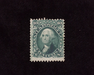 HS&C: US #68 Stamp Mint No gum. Reperf at left and tiny corner crease. F