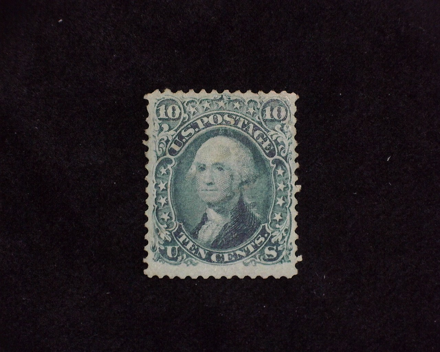 HS&C: US #68 Stamp Mint Tiny corner crease upper right. F+ H