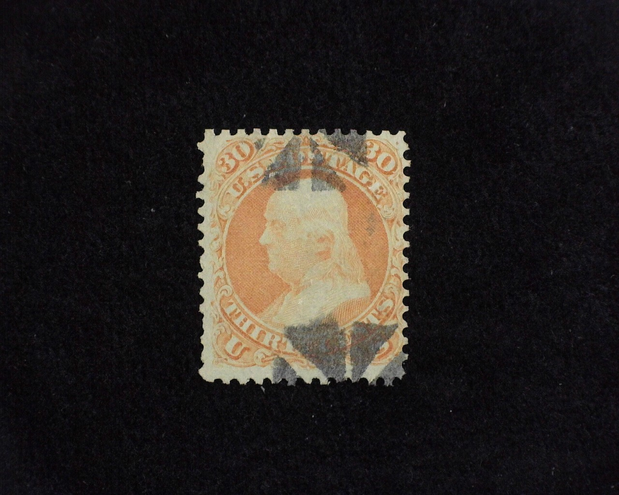 HS&C: US #71 Stamp Used Fresh. F