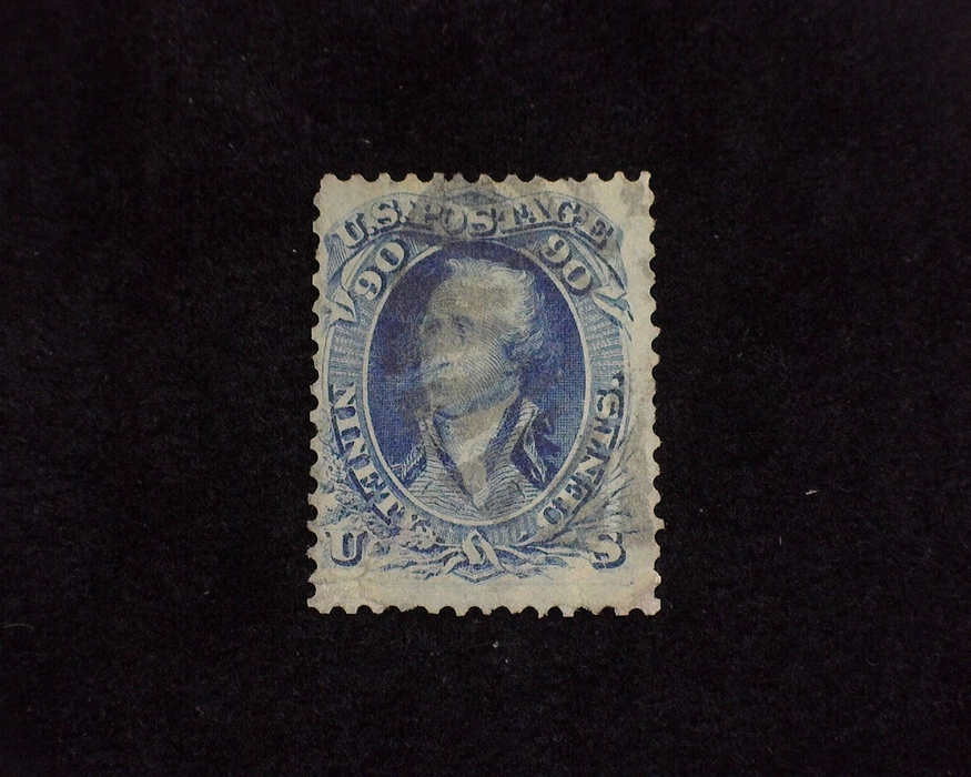 HS&C: US #75 Stamp Used Reperforated at right. F/VF