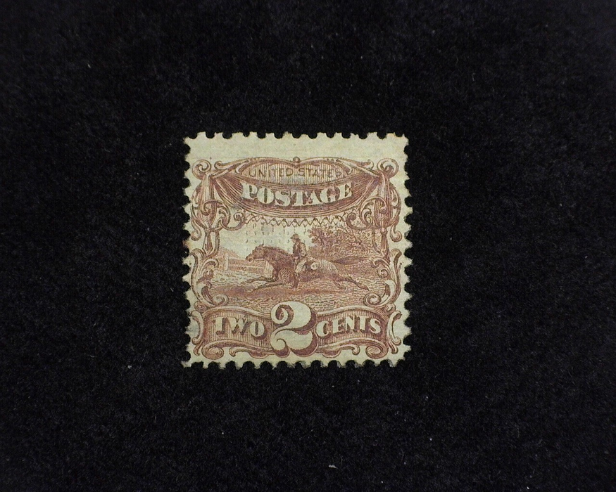 HS&C: US #113 Stamp Mint Disturbed O. G. F LH