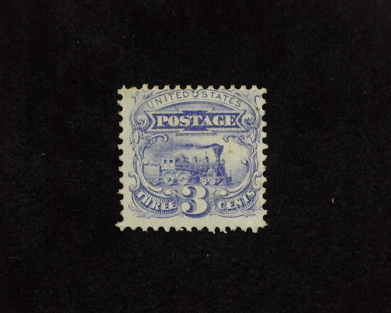 HS&C: US #114 Stamp Mint Thins. No gum. F