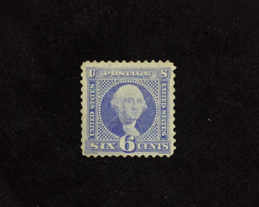 HS&C: US #115 Stamp Mint Unused. No gum. Corner crease and small repairs. F/VF