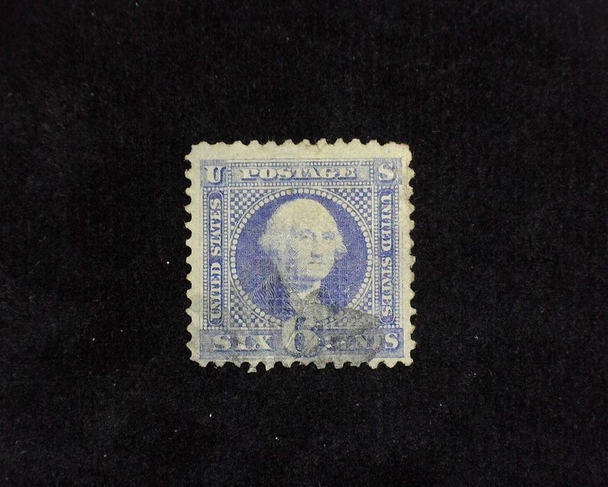 HS&C: US #115 Stamp Used Tiny corner crease. F